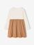 Robe 2 en 1 manches longues fille camel 2 - vertbaudet enfant 