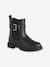 Boots fille zippées synthétique noir 1 - vertbaudet enfant 