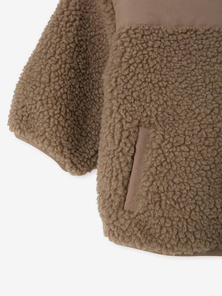 Veste zippée bébé garçon taupe 4 - vertbaudet enfant 
