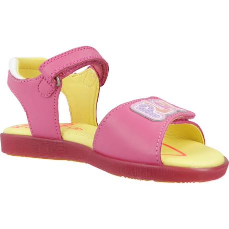 Sandales fille été Blanc blanco+Rose rosy 11 - vertbaudet enfant 