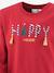 Sweatshirt Happy Holiday fille Happy Girls rouge 3 - vertbaudet enfant 