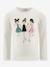 T-shirt manches longues avec motif 3D fille Happy Girls écru 1 - vertbaudet enfant 