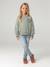 Sweat fille vert de gris 6 - vertbaudet enfant 