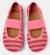Ballerines fille cuir RIGHT KIDS Bleu marron+Rose rouge 8 - vertbaudet enfant 