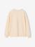 Sweat fille manches longues écru+vieux rose 2 - vertbaudet enfant 
