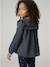 Chemise manches longues fille bleu ardoise+rose poudré+vanille 6 - vertbaudet enfant 