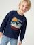 Sweat col rond garçon marine+tomette 2 - vertbaudet enfant 