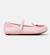 Ballerines fille cuir right kids twins Rose pastel 1 - vertbaudet enfant 