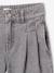 Jean large fille bleu moyen+denim gris 7 - vertbaudet enfant 
