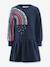 Robe arc-en-ciel fille Happy Girls marine+rose bonbon 1 - vertbaudet enfant 
