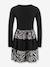 Robe avec imprimé zèbre fille Happy Girls noir 2 - vertbaudet enfant 
