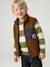 Sweat garçon col rond marine+noisette+pistache 12 - vertbaudet enfant 
