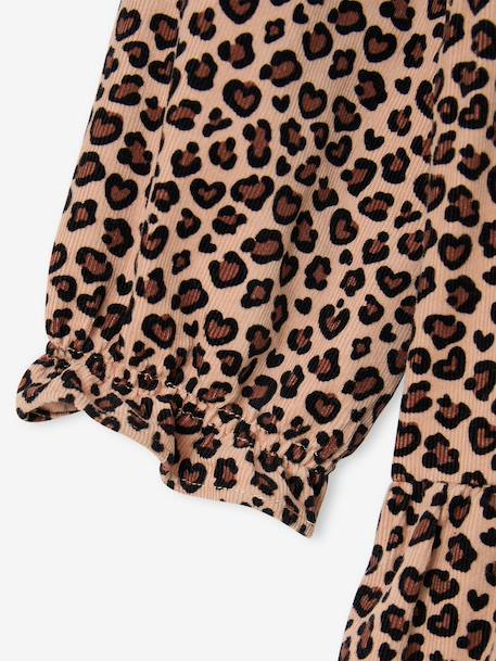 Robe fille manches longues camel 4 - vertbaudet enfant 