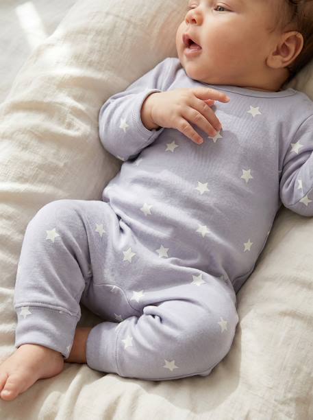 Lot de 2 dors-bien bébé ouverture dos bleu ciel 3 - vertbaudet enfant 