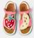 Sandales fille cuir bicho kids twins Rose rouge 3 - vertbaudet enfant 