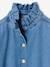 Chemise fille col montant bleu moyen 3 - vertbaudet enfant 