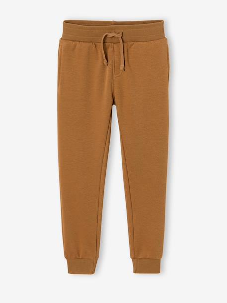 Ensemble sport garçon à capuche bordeaux+ocre+vert sauge 10 - vertbaudet enfant 