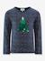T-shirt manches longues Christmas fille Happy Girls marine 1 - vertbaudet enfant 