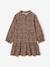 Robe fille manches longues camel 1 - vertbaudet enfant 