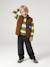 Sweat garçon col rond marine+noisette+pistache 17 - vertbaudet enfant 