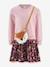 Robe avec sac biche fille Happy Girls rose nude 1 - vertbaudet enfant 