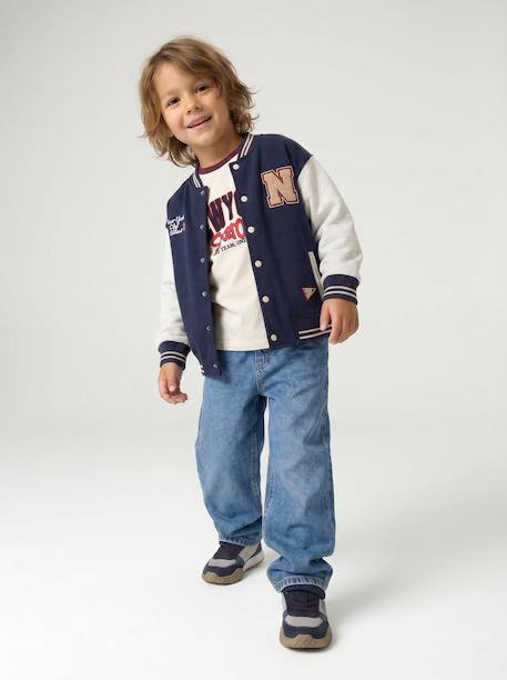 Jean loose morphologie medium double stone+noir 3 - vertbaudet enfant 
