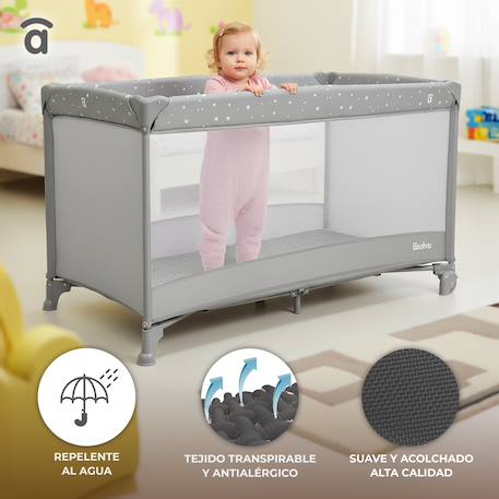 Lit de voyage marin des baléares Bleu marine 4 - vertbaudet enfant 