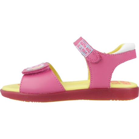 Sandales fille été Blanc blanco+Rose rosy 8 - vertbaudet enfant 