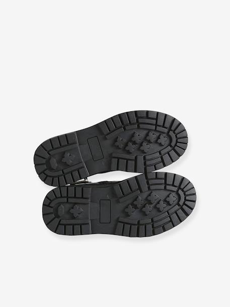 Bottines enfant fille à lacets argenté 5 - vertbaudet enfant 