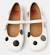 Ballerines fille cuir right kids twins Blanc noir 3 - vertbaudet enfant 