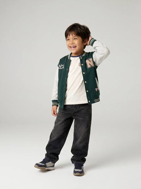 Jean loose morphologie medium double stone+noir 11 - vertbaudet enfant 