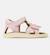 Sandales fille cuir bicho kids twins Rose jaune 1 - vertbaudet enfant 