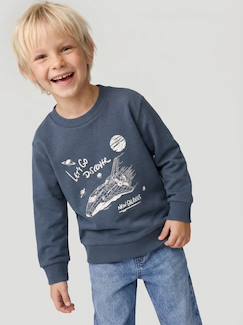 -Sweat garçon col rond manches longues
