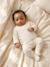 Ensemble matelassé gilet + pantalon à pieds entièrement imprimé écru+rose+vanille 12 - vertbaudet enfant 