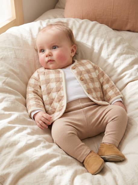 Lot 3 leggings bébé naissance écru 2 - vertbaudet enfant 