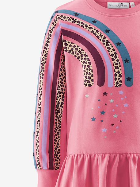 Robe arc-en-ciel fille Happy Girls marine+rose bonbon 6 - vertbaudet enfant 