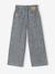 Pantalon fille large motifs fantaisie bleu clair+bleu foncé+denim gris+gris 20 - vertbaudet enfant 