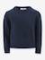 Pull avec fleurs fille Happy Girls bordeaux+marine 4 - vertbaudet enfant 