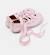 Ballerines fille cuir right kids Bleu pastel+Rose pastel+Rouge moyen 9 - vertbaudet enfant 