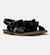 Sandales fille cuir RIGHT KIDS TWINS Noir 2 - vertbaudet enfant 