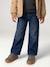 Jean fille large bleu+bleu moyen+denim black+denim bleached+denim brut+denim gris+stone 1 - vertbaudet enfant 