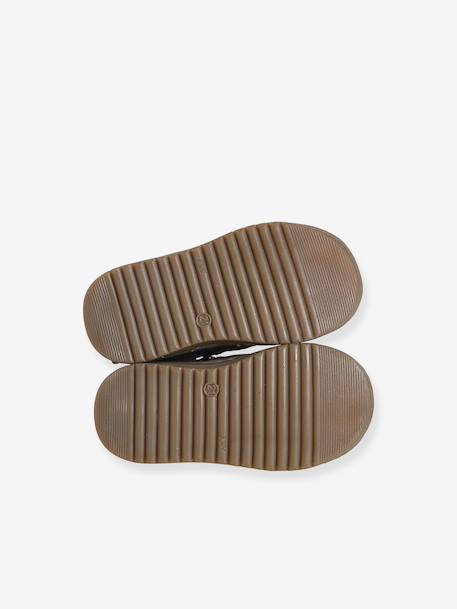 Chaussures premiers pas bébé boots cuir marine 5 - vertbaudet enfant 