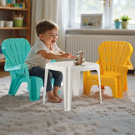Ensemble table et chaises Multicolore 1 - vertbaudet enfant 