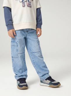 -Pantalon battle garçon en denim