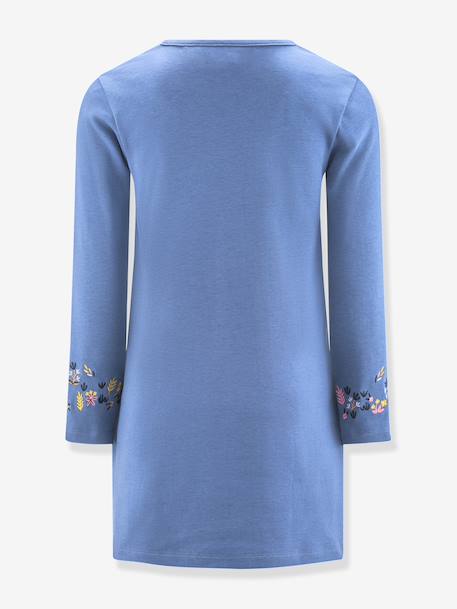 Robe licorne brodée fille Happy Girls bleu chambray 2 - vertbaudet enfant 
