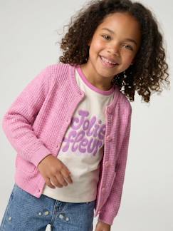 -Gilet fille boutonné