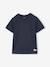 Lot 3 T-shirt manches courtes bleu pétrole+caramel+marine+noix de pécan+vert amande+vert sauge 40 - vertbaudet enfant 