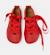 Ballerines fille cuir right kids Bleu pastel+Rose pastel+Rouge moyen 13 - vertbaudet enfant 
