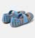 Ballerines fille cuir RIGHT KIDS Bleu marron+Rose rouge 4 - vertbaudet enfant 