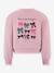 Sweatshirt avec nœuds fille Happy Girls rose nude 2 - vertbaudet enfant 